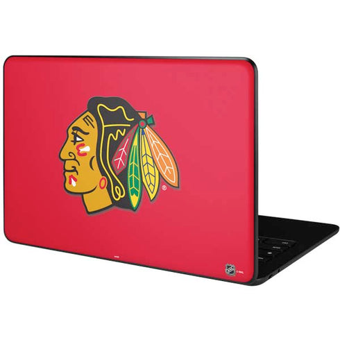 NHL Chicago Blackhawks Solid Background Google Pixelbook Go Skin